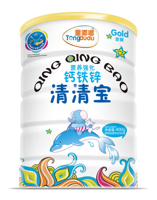 童嘟嘟營養強化鈣鐵鋅清清寶