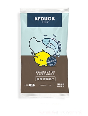 功夫小鴨原味魚紙脆片