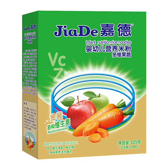 嘉德多維果蔬嬰幼兒營(yíng)養(yǎng)米粉