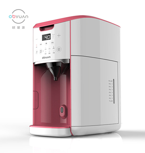 歐碧源智能沖奶機玫紅