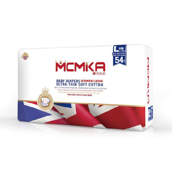 麥卡米卡超薄棉柔紙尿褲L54