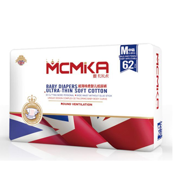 麥卡米卡超薄棉柔紙尿褲M62