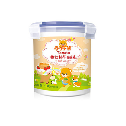 叮叮小熊牛肉絨-西紅柿