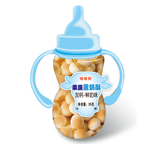 嘻嘻熊果蔬蛋奶酥加鈣鮮奶味