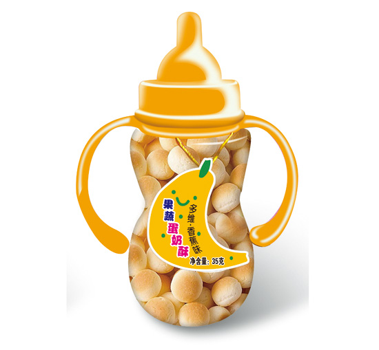 嘻嘻熊果蔬蛋奶酥香蕉味