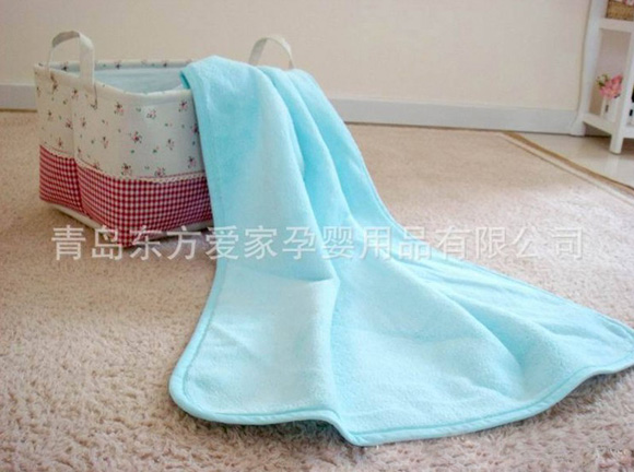 哈尼寶貝兒童毯子藍色