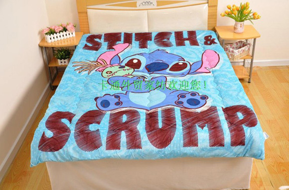 哈尼寶貝兒童冬被藍