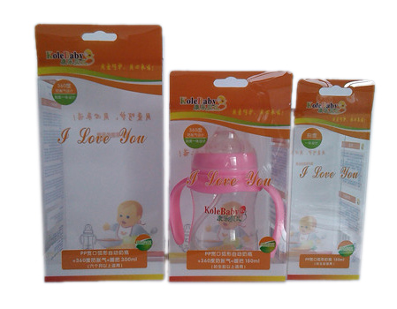 康樂貝比玻璃奶瓶系列產品包裝盒子