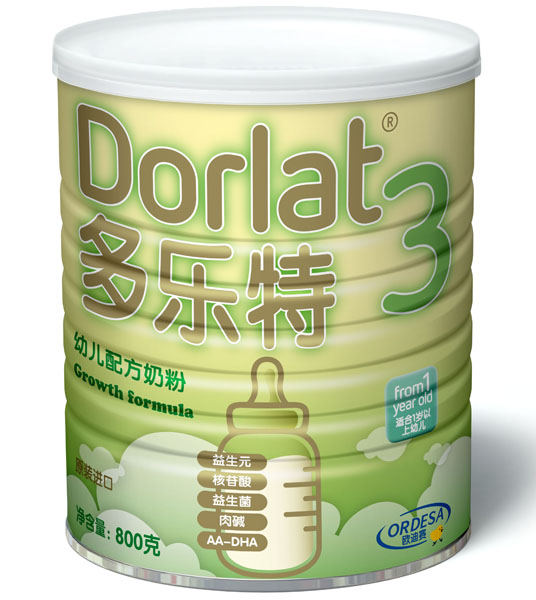 多樂特幼兒配方奶粉3段