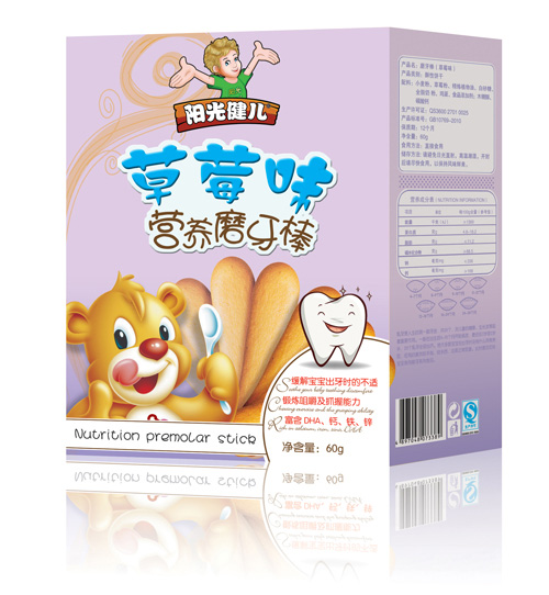 陽光健兒草莓味營養(yǎng)磨牙棒