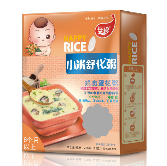 每珍小米舒化雞肉蛋花粥