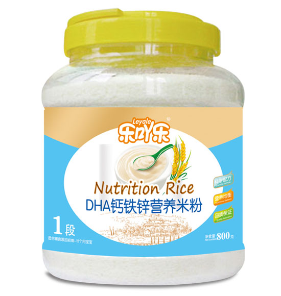 樂(lè)吖樂(lè)DHA鈣鐵鋅營(yíng)養(yǎng)米粉1段