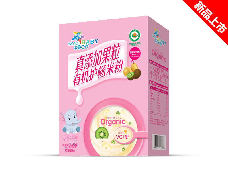 環(huán)球?qū)氊愓嫣砑庸S袡C(jī)護(hù)暢米粉VC鈣盒裝