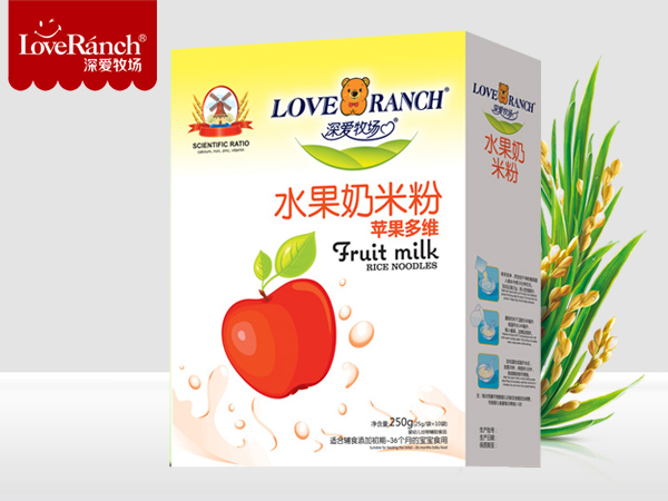蘋果多維—水果奶米粉盒裝