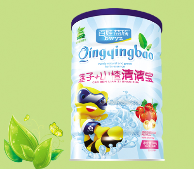 百娃益族蓮子山楂清清寶桶裝