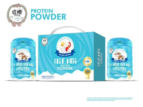 啟騰牛初乳蛋白粉盒裝
