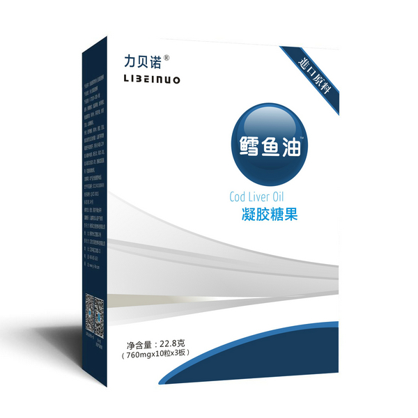 力貝諾鱈魚油凝膠糖果